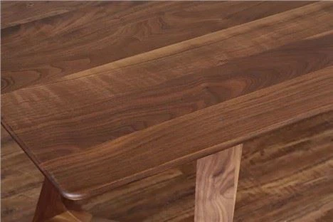 Solid Black Walnut Tea Table And Desktop