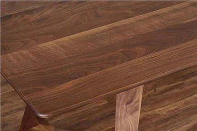 Solid Black Walnut Tea Table And Desktop