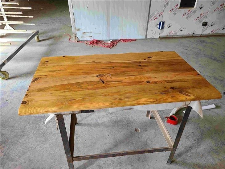 Solid Pine Wood Live Edge Desktop