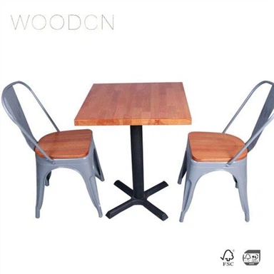 Dižskābarža koka masīvkoka miesnieka bloku ēdamgalds