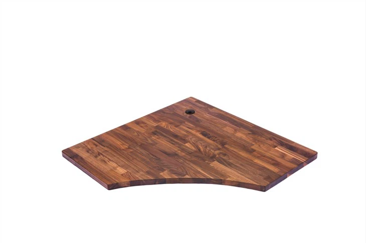 Black Walnut Butcher Block Office galda virsma