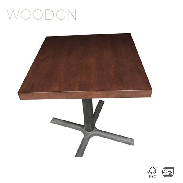 Veneer Oak Wood Table For Restaurant